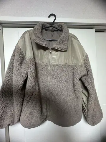 플리스 자켓 보아 자켓 카키