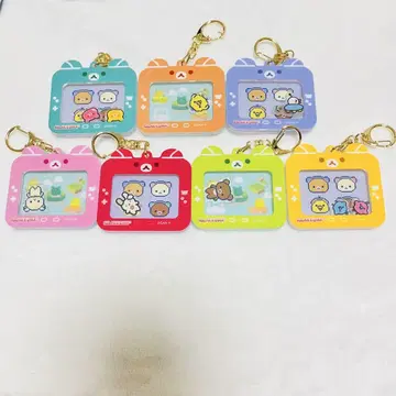 네오리락 복권 F상 아크릴 샤카샤카 키링 7종류