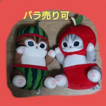 모프 샌드 봉제 인형 과일 수박 사과