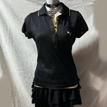 맥브링 헤이세이 갸루 Y2K 그런지 한국 푸마 피케 셔츠