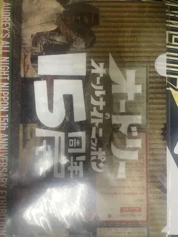 오드리 올나이트 닛폰 15주년전 한정 클리어 파일