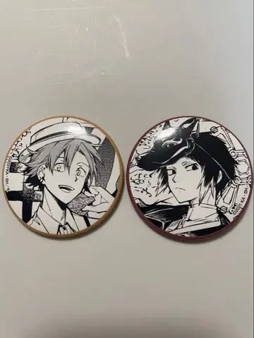 문호 스트레이독스 캔뱃지 원작 그림 타니자키 준이치로 아쿠타가와 류노스케