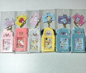 BT21 BTS 포토 카드 키링 6개 세트