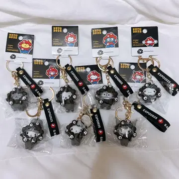 검은 먄먄 산리오 키링 전 종류 세트
