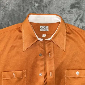 70s arrow 오렌지 셔츠 빈티지