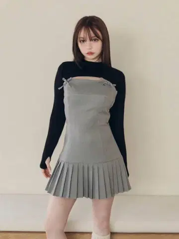 ANDMARY Karen knit set mini dress