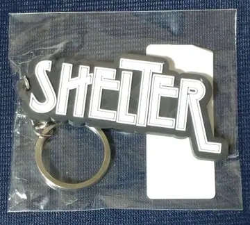 SHELTER 로고 키링 화이트 한정판 봇치 더 록! 스티커 포함
