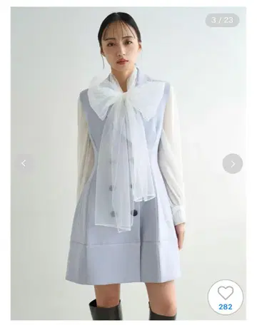 컨스트럭트 미니 원피스