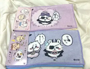 치이카와 (먼작귀) 천사와 악마 3매 세트 타월 2종류