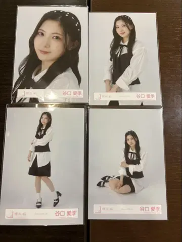 사쿠라자카46 타니구치 아이리 브로마이드 클래식 코디 4종 컴프