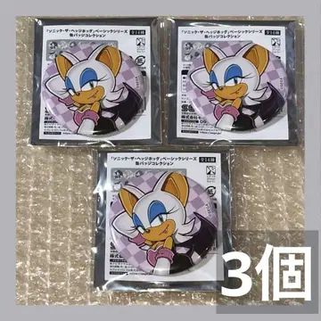 루즈 소닉 베이직 시리즈 캔뱃지 SONIC