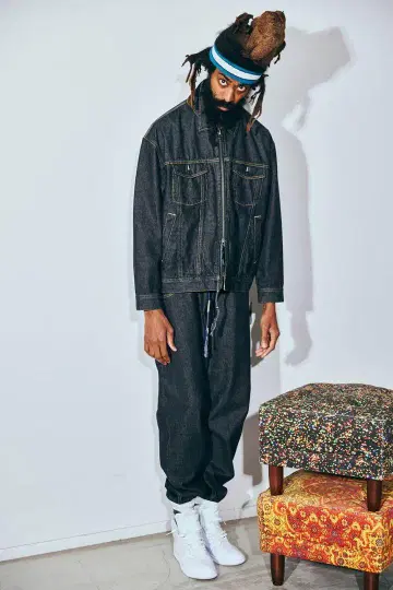 RIOT FACETASM 21aw DENIM JOGGER PANTS