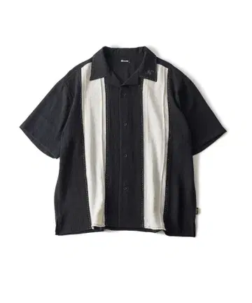 Hand stitch panel shirt