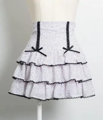 pium 오리지널 레오파드 캉캉 스커트