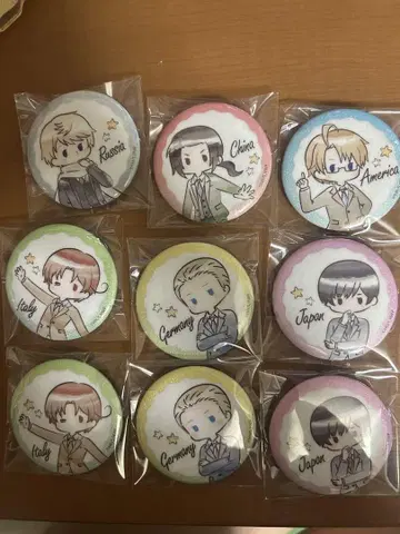 레트로풍 헤타리아 캔뱃지