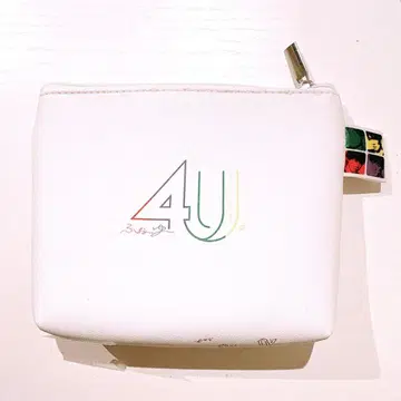 포유 4U 로고 파우치 공식 굿즈
