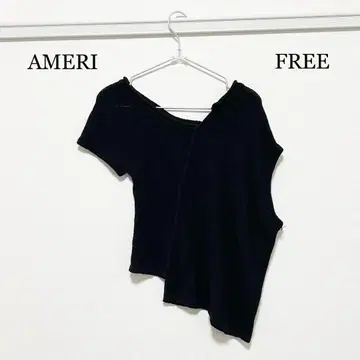 0236 AMERI MEDI LOOSE NECK KNIT FREE 사이즈