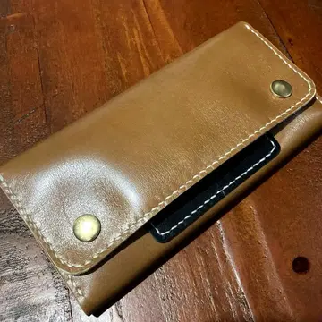 천연 가죽 장지갑 올 가죽 손바느질 가죽 공예 핸드메이드