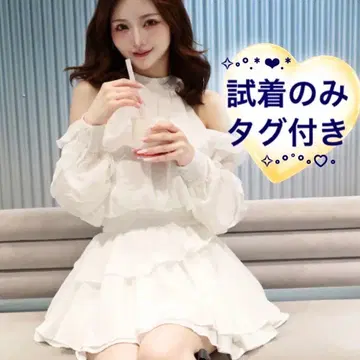 시착만 한 상품 볼륨 쉬폰 미니 원피스 darich 프리 사이즈
