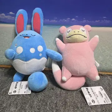 포켓몬 편안한 타임 봉제 인형 마릴리 야돈 2개 세트