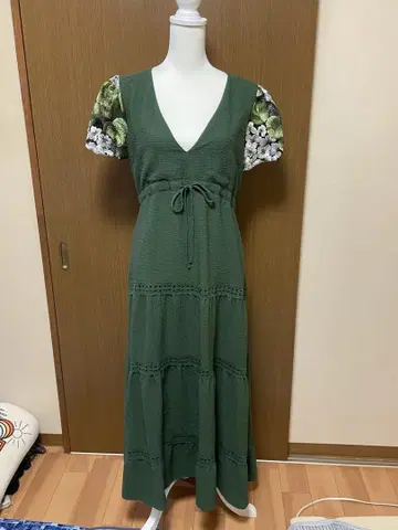 Desigual 그린 롱 티셔츠 원피스