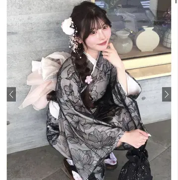 세퍼레이트 유카타 원피스 그레일