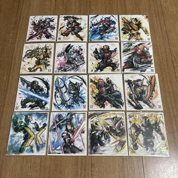 가면라이더 색지 가면라이더 색지 art1 16종 컴플리트