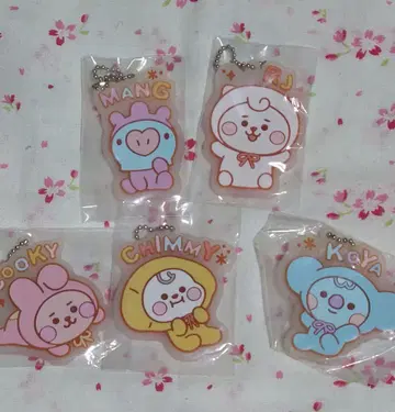 BT21 캡슐 러버 마스코트 5세트