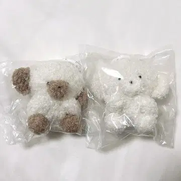 죠세마루 봉제 인형 가챠 라떼 화이트