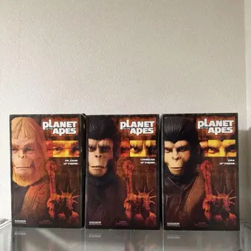 사이드쇼 PLANET OF THE APES 피규어 3체 세트 레어