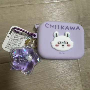 치이카와 둥실둥실 키링 치이카와 모몽가 미니 실리콘 파우치