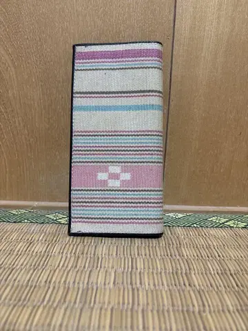 [ 장지갑 ] 묶음 앞단 하기 | 야에야마 민사 직물