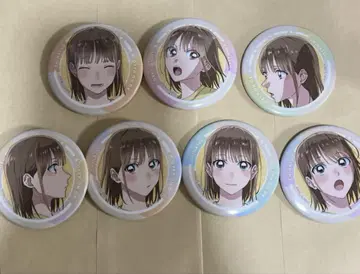 푸른상자 치나츠 얼굴 컬렉션 캔뱃지 7세트 굿즈