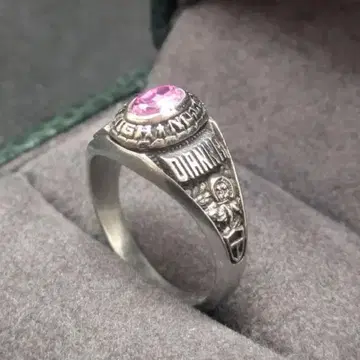 1990년 컬리지 링 실버 클래스 링 와이오밍주 토링턴