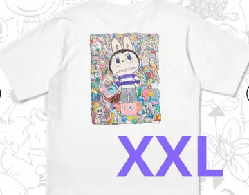 유니클로 라부부 콜라보 T셔츠 POP MART XXL 사이즈