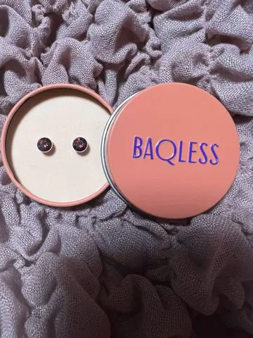 BAQLESS 귀걸이 레드