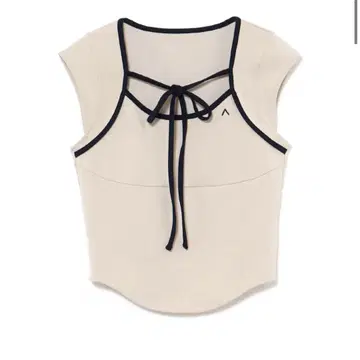 Andmary Emma ribbon tops 베이지