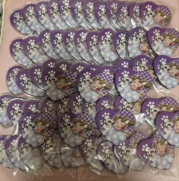 닌타마 란타로 난자타운 타무라 미키에몬 하트 캔뱃지 30개