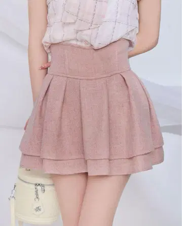 미셸 마카롱 michellMacaron 슬림 레그 엘레강트 트위드 스커트