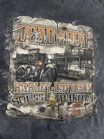 DEADWOOD HARLEY-DAVIDSON 티셔츠