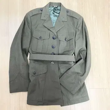 올리브 그린 밀리터리 자켓 37S