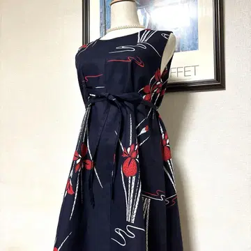 유카타 리메이크 A라인 원피스 유카타 옷감으로