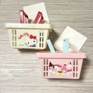 산리오 헬로키티 골라서 미니 레지 바스켓 미니 바스켓 세트