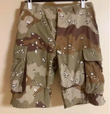 카모플라쥬 카고 숏팬츠