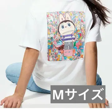유니클로 UT POP MART 00 WHITE M 사이즈 라부부