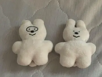 haruchan 가챠가챠 키링 토끼 너구리