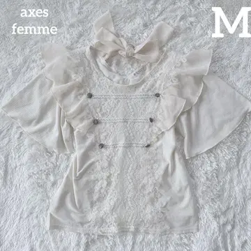 미품 axes femme 엑시즈팜 나폴레옹풍 풀오버 M