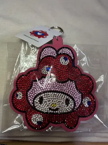 마이멜로디 먘먘 콜라보 스톤 키링