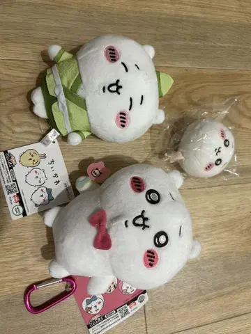 치이카와 봉제 인형 3종 세트 (칠석 만담 키링)