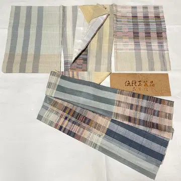 여름 아카기 명주 홑옷 초목 염색 희귀 1점 새상품 컨디션 최상